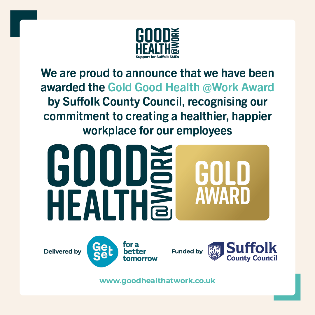 Good Health at Work Gold Award announcement